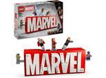 Konstruktionsspielsteine LEGO "MARVEL Logo & Minifiguren (76313), LEGO Super Heroes", bunt, Spielbausteine, Kinder, Kunststoff, Konstruktionsspielsteine, Made in Europe