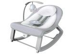 Babywippe INGENUITY "Keep Cozy, Weaver", Baby, grau (grau, grün), Kunststoff, Metall, Stoff, Babywippen Babywippe, mit abnehmbarem Hängespielzeug