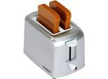 Kinder-Toaster KLEIN "Bosch - Happy", silber (silberfarben), Spielzeug-Haushaltsgeräte, KinderB:12cm H:10,5cm T:15cm, Kunststoff, Kinder-Toaster, B:12cm H:10,5cm T:15cm