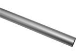 Gardinenstange GARDINIA "Industrial Home", silber, L:160cm Ø:2,5mm, Metall, Gardinenstangen, Gardinenstange, mit Bohren, Wandmontage, Metall, Gardinenstangen Set aus Metall