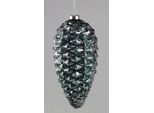 Dekoobjekt AM DESIGN "Weihnachstsdekoration", blau, B:9cm H:18cm, Glas, Dekofiguren, Dekoobjekt, 3er Set
