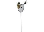 Dekofigur AM DESIGN "Osterdeko "Huhn", schwarz, B:2,5cm H:78,7cm T:78,7cm, Metall, Dekofiguren, Dekofigur, Gartenstecker aus Metall