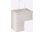 Zeitungsständer HEINE HOME, weiß, B:28cm H:43cm T:40,5cm, Metall, Zeitungsständer, Zeitungsständer