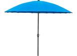 Sonnenschirm GARDEN PLEASURE, blau, Bezug: 100% Polyester, Standschirme, Sonnenschirm, mit 24 Streben, blau