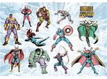 Wandtattoo KOMAR "Marvel Comics Collection - Größe 100 x 70 cm", bunt, B:100cm H:70cm, Folie, Wandtattoos, Wandtattoo, selbstklebend, Wandsticker, Kinderzimmer