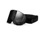 Snowboardbrille YEAZ "Magnet-Ski-Snowboardbrille schwarz/schwarz APEX", schwarz, Sportbrillen, Snowboardbrille