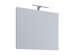 Badspiegel VCM "Badspiegel Wandspiegel Spiegel Badinos 40 x 60 cm" Gr. 60, silber (klarglas), Blacklist, Spiegel, Badspiegel