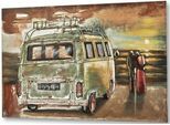 Metallbild LOCKER "37084-20", bunt (farbe bild(er): bunt), B:108cm H:72cm T:3cm, Metall, Bilder, Metallbild