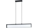 EGLO Hängeleuchte "VALDELAGRANO-Z", schwarz, H: 110cm, 1 Stk., Leuchten, Hängeleuchte in schwarz aus Stahl, Holz - 33,6W - warmweiß - kaltweiß, Hängeleuchte