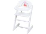 Puppenhochstuhl ROBA "Peppa Pig", weiß, Puppenmöbel, KinderB:27,5cm H:52cm T:34cm, Holz, Puppenhochstuhl, B:27,5cm H:52cm T:34cm