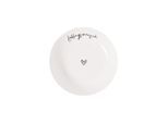 Schale VILLEROY & BOCH "Schale Lieblingsmensch Statement ø 18,7 cm weiß", weiß, L:18,7cm, Schüsseln, Schale