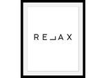 Bild QUEENCE "Relax", schwarz (farbe rahmen: schwarz, farbe bild(er): schwarz), B:50cm H:70cm T:3cm, Acrylglas, Holz, Papier, Bilder, Bild, HD Premium Poster-Druck inkl. Holzrahmen