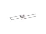 JUST LIGHT Deckenleuchte "Ls-MAXI", silber (edelstahlfarben), 2, H: 8cm, 1 Stk., Leuchten, RGB+tunable white, Infrarot inkl., Fernbedienung, Smarthome fähig, Deckenleuchte
