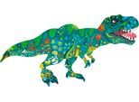 Konturenpuzzle HAPE "Dinosaurier", bunt, Puzzles, KinderB:100cm T:28cm, Papier, Pappe, Konturenpuzzle, B:100cm T:28cm