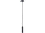 BRILLIANT Pendelleuchte "Marty", braun (sand schwarz), 1, Ø 12cm, 1 Stk., Leuchten, LED-Pendellampe, 132 cm, GU10, 350 lm, 3000 K, Pendelleuchte
