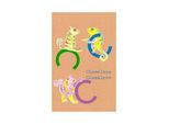 Bild KOMAR "ABC Animal C", bunt (farbe bild(er): bunt), B:50cm H:70cm, Holz, Papier, Bilder, Bild, Wandbild zur Dekoration - ohne Rahmen