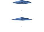 Sonnenschirm GARDEN PLEASURE, blau, Bezug: 100% Polyester, Standschirme, Sonnenschirm, Ø 300 cm, blau