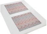 Platzset WIRTH "BENEWITZ" Gr. 1, rot (apricot), B:40cm L:35cm, Obermaterial: 90% Polyester, 10% Baumwolle, Platzsets, Platzset