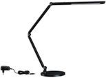 PAULMANN LED Schreibtischlampe "FlexBar", schwarz, 1, H: 36,2cm, 1 Stk., Leuchten, 3step, sw tunW dim, 10,6W, Kabell 1,50 m, dimmbar, LED Schreibtischlampe