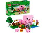Konstruktionsspielsteine LEGO "Das Babyschwein-Haus (21268), LEGO Minecraft", bunt, Spielbausteine, Kinder, Kunststoff, Konstruktionsspielsteine, Made in Europe