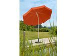 Sonnenschirm SCHNEIDER SCHIRME "Ibiza", orange (terracotta), Obermaterial: 100% Polyester, Standschirme, Sonnenschirm, abknickbar, ohne Schirmständer
