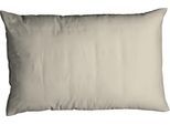 Kissenbezug CASATEX "Uni", grau (taupe), B:40cm L:80cm, Satin, Baumwolle, Kissenbezüge, Kissenbezug, Uni Design, Reißverschluss, tolle Farben