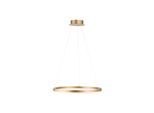 PAUL NEUHAUS Pendelleuchte "TITUS", gold (messingfarben matt), 1, Ø 60cm, 1 Stk., Leuchten, LED, dimmbar, Simply Dim, Memory, nach Trennung vom Netz, Pendelleuchte