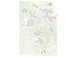 Wandtattoo KOMAR "Thumper in the Garden - Größe 50 x 70 cm", bunt, B:50cm H:70cm, Folie, Wandtattoos, Wandtattoo, selbstklebend, Wandsticker, Kinderzimmer