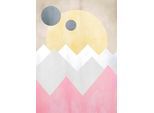 Bild KOMAR "Sunrise Spring", bunt (farbe bild(er): bunt), B:40cm H:50cm, Holz, Papier, Bilder, Bild, Wandbild zur Dekoration - ohne Rahmen