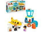 Konstruktionsspielsteine LEGO "Erster Besuch im Flughafen (10443), LEGO DUPLO Town", bunt, Spielbausteine, Baby, Kunststoff, Konstruktionsspielsteine, Made in Europe