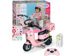 RC-Motorrad BABY BORN "E-Scooter", bunt, Fernlenkfahrzeuge, KinderB:40cm H:36cm T:20cm, Kunststoff, RC-Motorrad, für Puppen, B:40cm H:36cm T:20cm