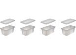 Organizer KEEEPER "emil", transparent, B:20,5cm H:15cm T:35cm, Polypropylen, Aufbewahrungsboxen, Organizer, Aufbewahrungsbox, 7 L, mit Deckel, hochwertiger Kunststoff