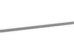 Kleiderstange WIEMANN, silber (silberfarben), B:80,1cm H:3cm T:2cm, Holzwerkstoff, Kleiderstangen, Kleiderstange