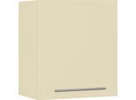 Hängeschrank WIHO KÜCHEN "Unna", beige (front und korpus: magnolia), B:50cm H:56,5cm T:35cm, Schränke, Hängeschrank, 50 cm breit