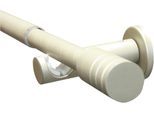 Gardinenstange GARDINIA "Set Ø 16/19 mm" Gr. 1, beige (champagner), L:210cm Ø:19mm, Gardinenstangen, Gardinenstange, 1-Lauf