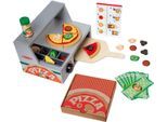Kaufladen SPIN MASTER "Melissa & Doug Holz-Pizzeria", bunt, Kaufläden, KinderB:22cm H:34cm T:22cm, Holz, Kaufladen, B:22cm H:34cm T:22cm