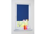 Seitenzugrollo LIEDECO Gr. 3, blau, B:75cm H:150cm, Polyester, Rollos, Seitenzugrollo