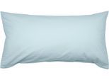 Kissenbezug JANINE "PIANO 0125 31 80x80", blau (kristallblau), B:80cm L:40cm, Mako-Soft-Seersucker, Seersucker, Kissenbezüge, Kissenbezug, mit Reißverschluss