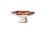 Schale VILLEROY & BOCH "Sternenschale auf Fuß Winter Bakery Delight 450 ml bunt", bunt, Schüsseln, Schale