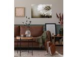 Wandsticker QUEENCE "Lena", braun (sepia), B:150cm H:90cm T:0,1cm, Folie, Wandtattoos, Wandsticker, Selbstklebend, kinderleichte Anbringung, Pusteblume, Sticker, beige