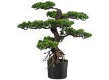 Kunstbonsai CREATIV GREEN "Bonsai", grün, H:75cm, Kunststoff, Kunstpflanzen, Kunstbonsai