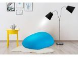 Sitzsack KAYOOM "Jump, Sitzsack-Kissen, einfach gestaltet, weich gefüllt", blau (eisblau), B:78cm H:50cm T:101cm, Bezug: Lycra 82% Nylon 18% Elasthan Füllungmaterial: EPS-Perlen, Sitzsäcke, Sitzsack, komfortabel, modern, sorgfältige Verarbeitung, Außenhülle dehnbar