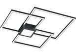 TRIO LEUCHTEN LED Deckenleuchte "Hydra", grau (anthrazit), 1, H: 7cm, 1 Stk., Leuchten, LED Deckenlampe, Switch Dimmer, LED Deckenleuchte