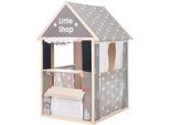 Spielhaus ROBA "Little Stars", grau, Spielhäuser, KinderB:83cm H:128cm T:95cm, Spielhaus, mit vier verschiedenen Spielseiten, B:83cm H:128cm T:95cm