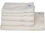 Handtuch Set "Cuddly", weiß, 5 Stk., Frotteevelours, Frotteevelours, Obermaterial: 100% Baumwolle, SCHÖNER WOHNEN-KOLLEKTION, Handtücher, Handtuch Set, schnell trocknende Airtouch-Qualität