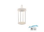 JUST LIGHT Tischleuchte "ANSELM", beige (greige), 1, Ø 12,8cm H: 28,4cm, 1 Stk., Leuchten, Akkuleuchte, Tischleuchte