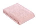 Badetuch VOSSEN "Detox Time", rosa (pearl skin), B:67cm L:140cm, Walkfrottier, Baumwolle, Handtücher, Badetuch, Waffelpique Bordüren
