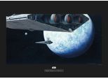 Bild KOMAR "Star Wars Classic RMQ Hoth Orbit", bunt (farbe bild(er): bunt), B:70cm H:50cm, Holz, Papier, Bilder, Bild, Wandbild zur Dekoration im Kinderzimmer - ohne Rahmen