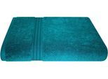 Badetuch DYCKHOFF "Siena", smaragd, B:100cm L:150cm, Walkfrottier, Obermaterial: 100% Baumwolle, Handtücher, Badetuch, in tollen Unifarben