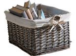 Aufbewahrungskorb HOME AFFAIRE "California", beige (naturfarben, beige), B:30cm H:25cm T:20cm, Geflecht Rattan, Aufbewahrungsboxen, Aufbewahrungskorb, im 1er und 2er Set erhältlich, aus einem Rattangeflecht, Breite 30 cm